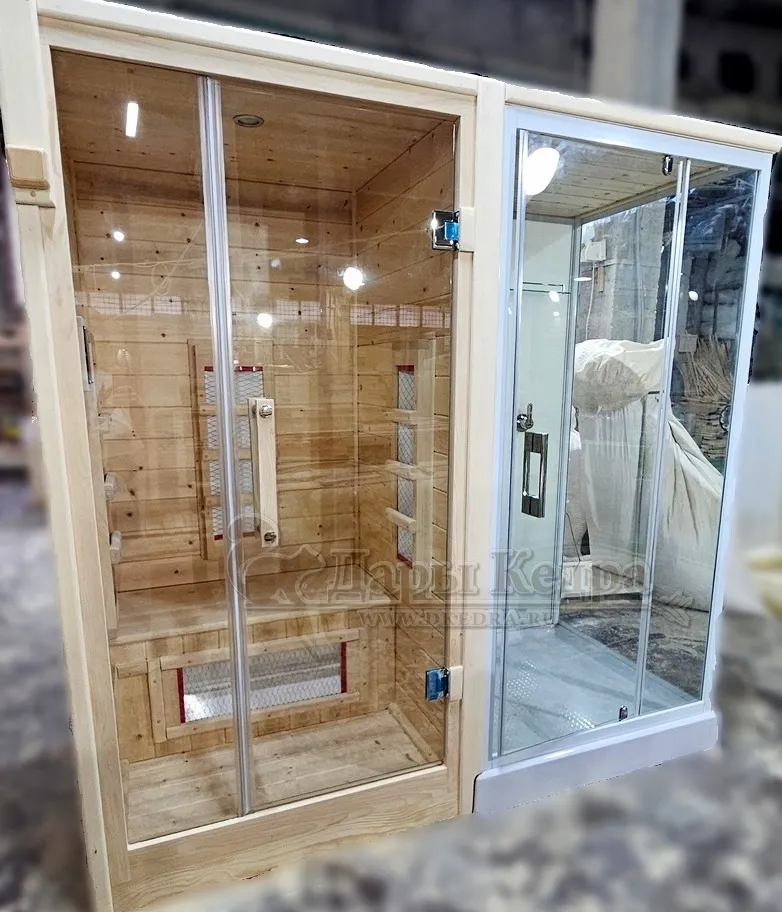 Комбинированная сауна с душевой
